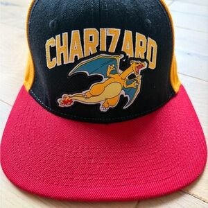 Pokemon Charizard Cap - Black, Red, and Yellow